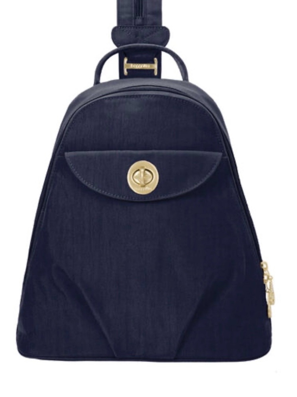 Baggallini Dallas Convertible Backpack Purse – Navy Blue Lightweight Travel Bag